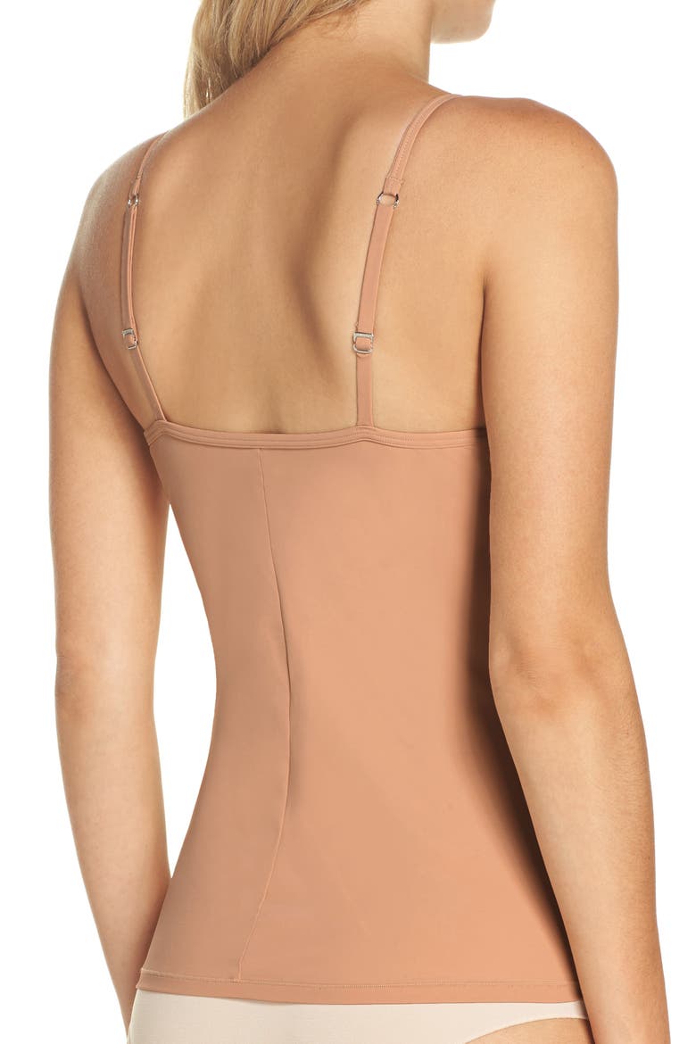 Allure Built-In Bra Camisole, Alternate, color, NUDE