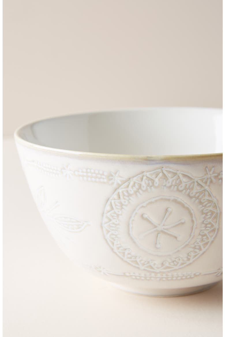 Anthropologie Uret Stoneware Bowl, Alternate, color, WHITE