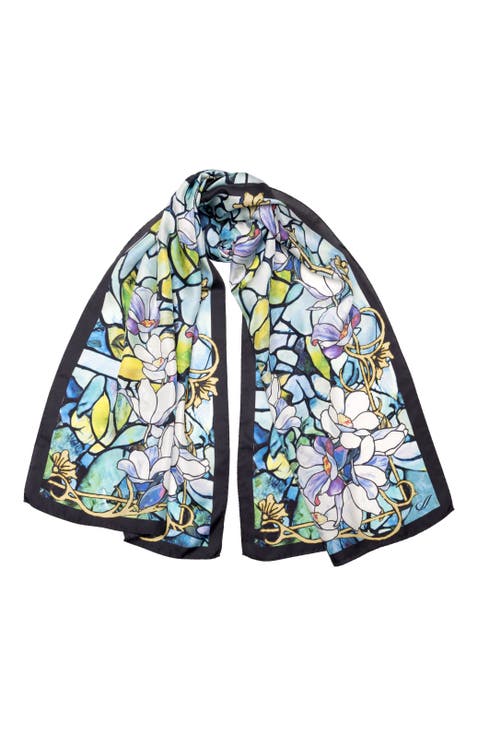 Tiffany - Long Silk Scarf for Women