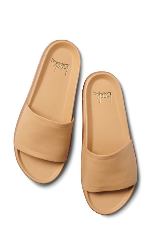 Beek Chick Platform Slide Sandal In Neutral