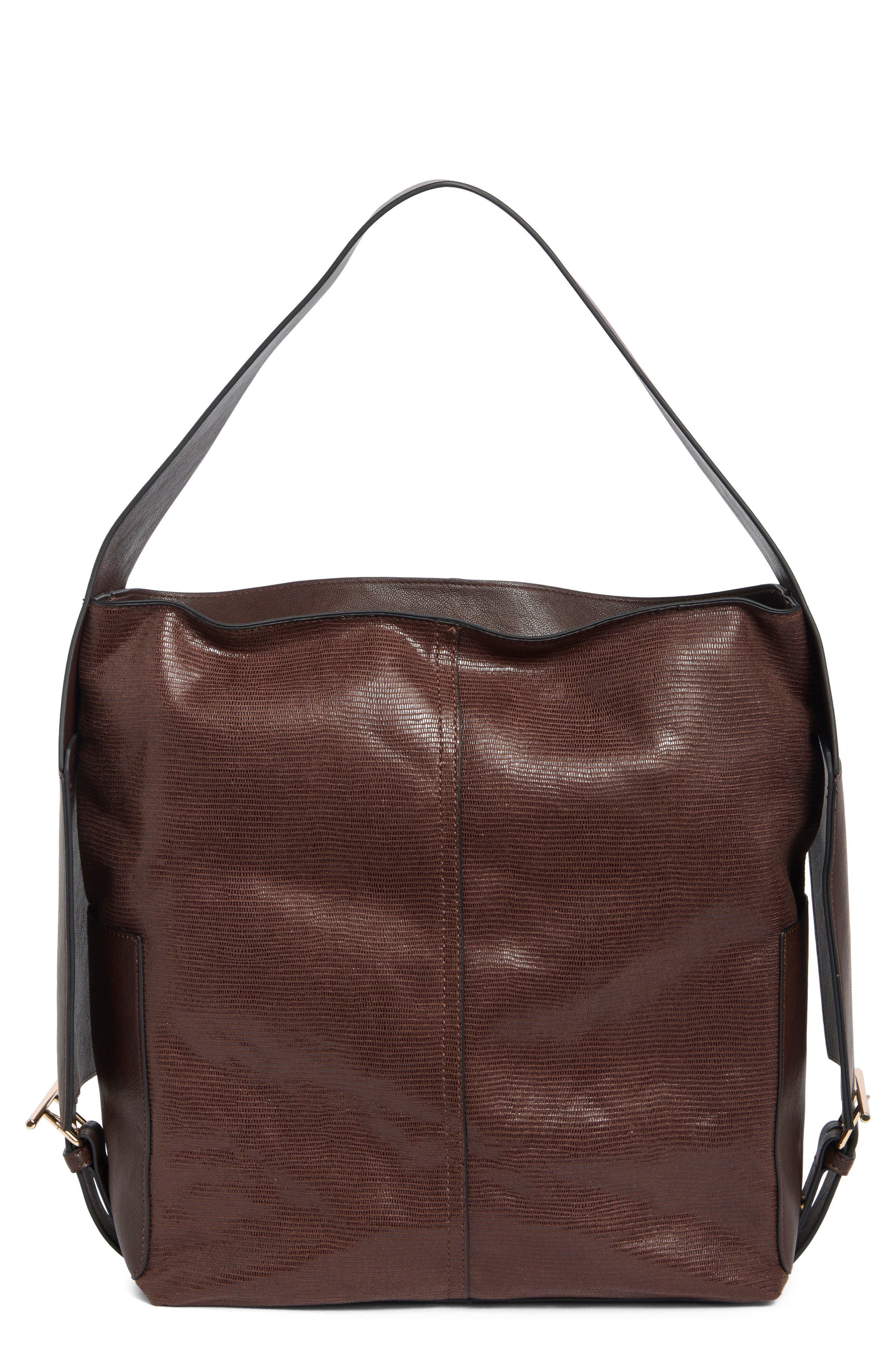 Faux Leather Shoulder Bag