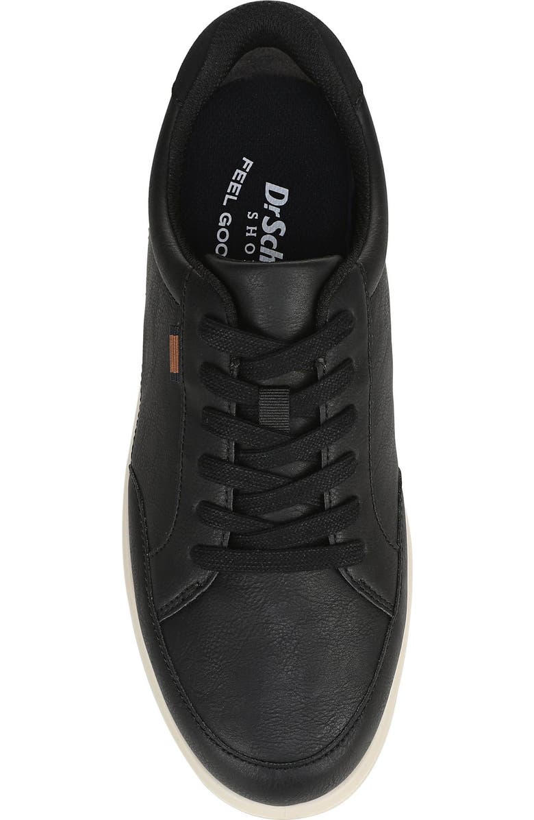 Dr. Scholl's City Cloud Lace-Up Sneaker, Alternate, color, Black Faux Leather