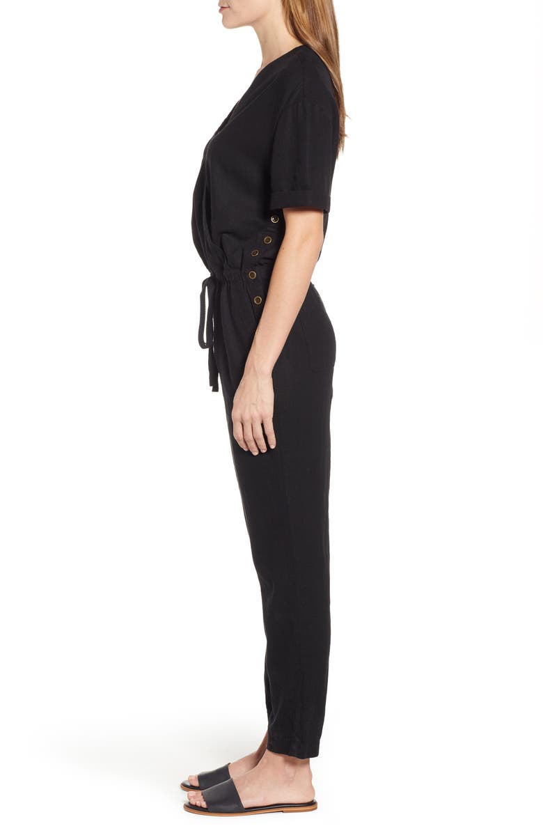 Caslon<sup>®</sup> Faux Wrap Jumpsuit, Alternate, color,