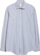 Massimo Alba Canary Plaid Cotton Button-Up Shirt