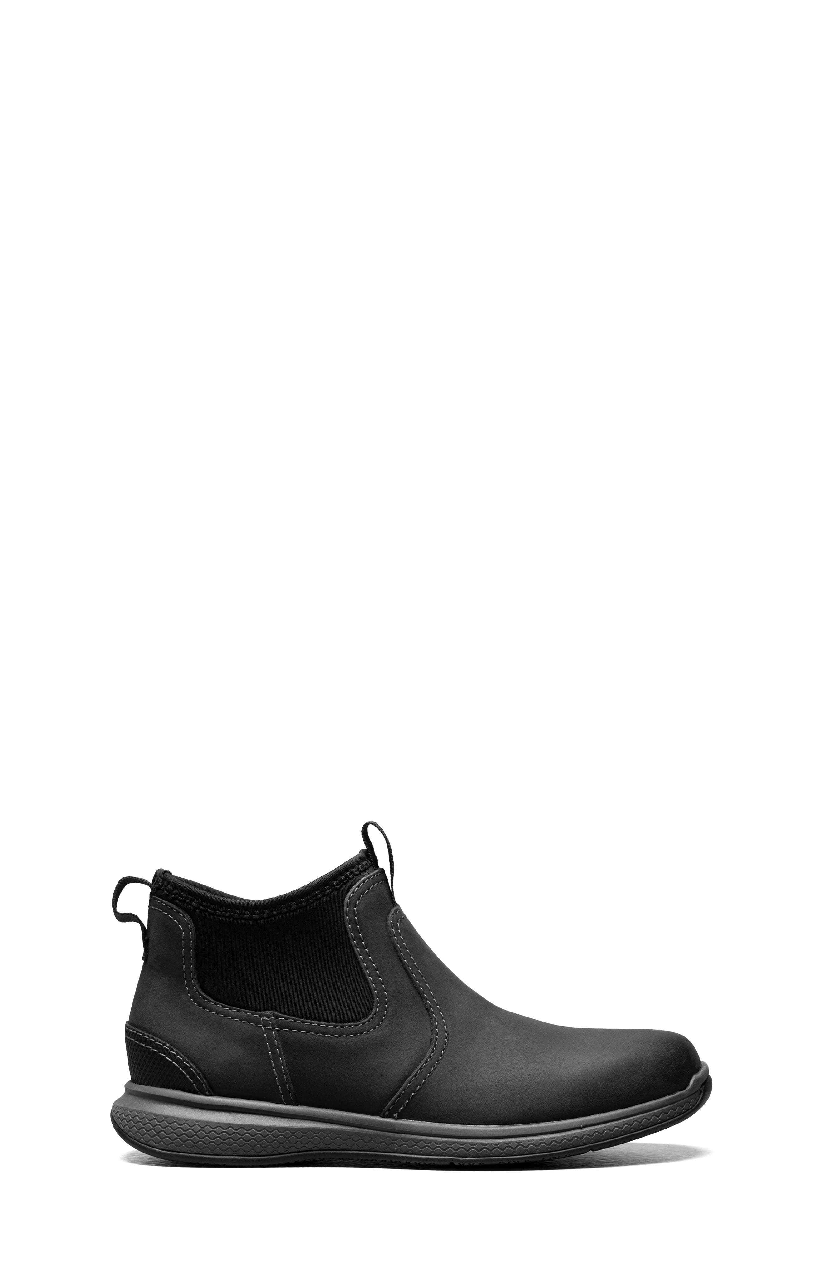 Kids' Great Lakes Waterproof Chelsea Boot, Alternate, color, BLACK CRAZY HORSE