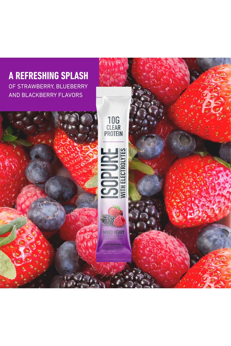 Protein Water Stickpacks Mixed Berry, 6 Count, Alternate, color, None