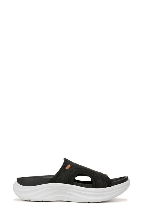 Dr. Scholl's Feel Energy Recovery Slide Sandal In Black