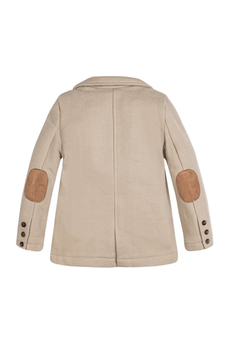 Baby Boys' Fleece Blazer, Infant, Alternate, color, Taupe Herringbone Fleece