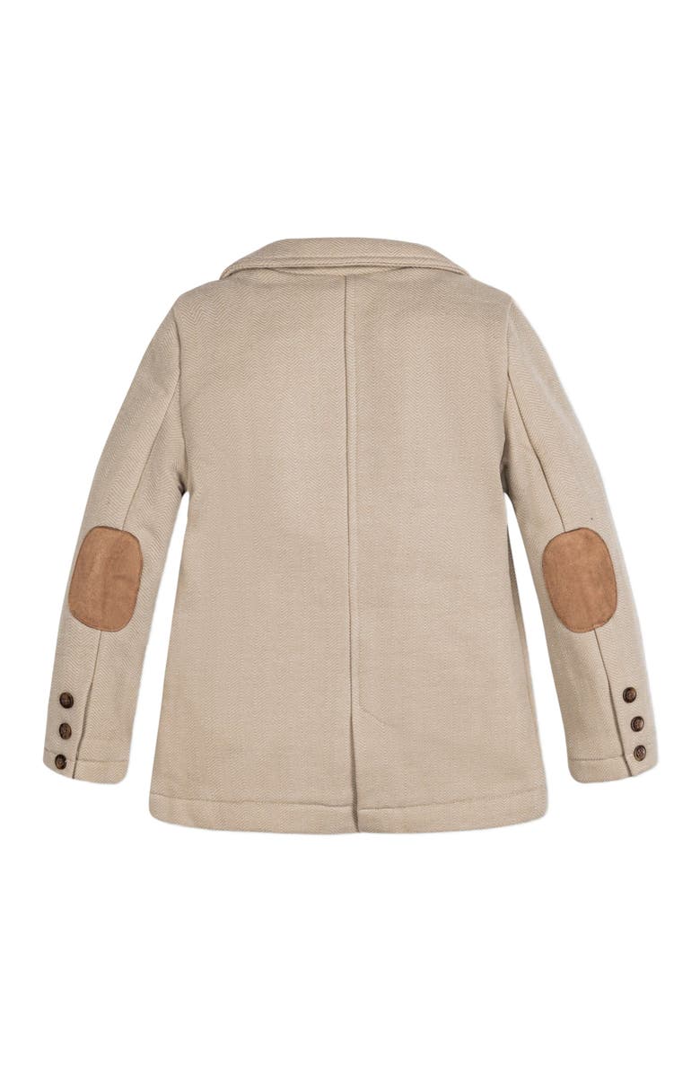 Hope & Henry Baby Boys' Fleece Blazer, Infant, Alternate, color, Taupe Herringbone Fleece
