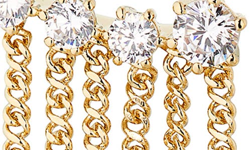 NADRI NADRI CLEO FRINGE DROP EARRINGS