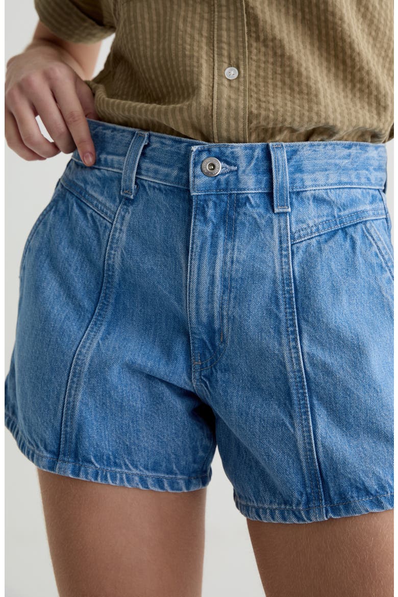 Rinna Seamed Denim Shorts, Alternate, color, PUERTO NUEVO