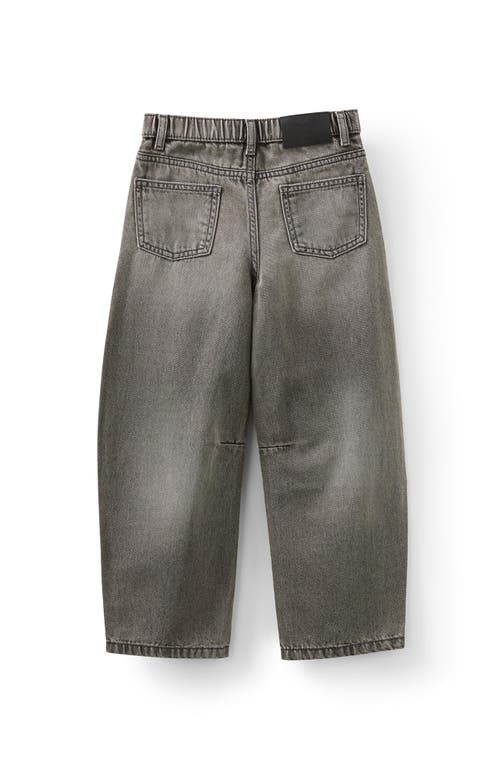 Cotton On Kids Kid's Unisex Barrel Leg Denim Jean In Gray