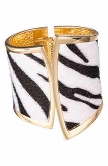 EYE CANDY LOS ANGELES Anita Zebra Cuff Bracelet