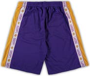 FANATICS Men's Fanatics Branded Purple/Gold Los Angeles Lakers Big & Tall Tape Mesh Shorts