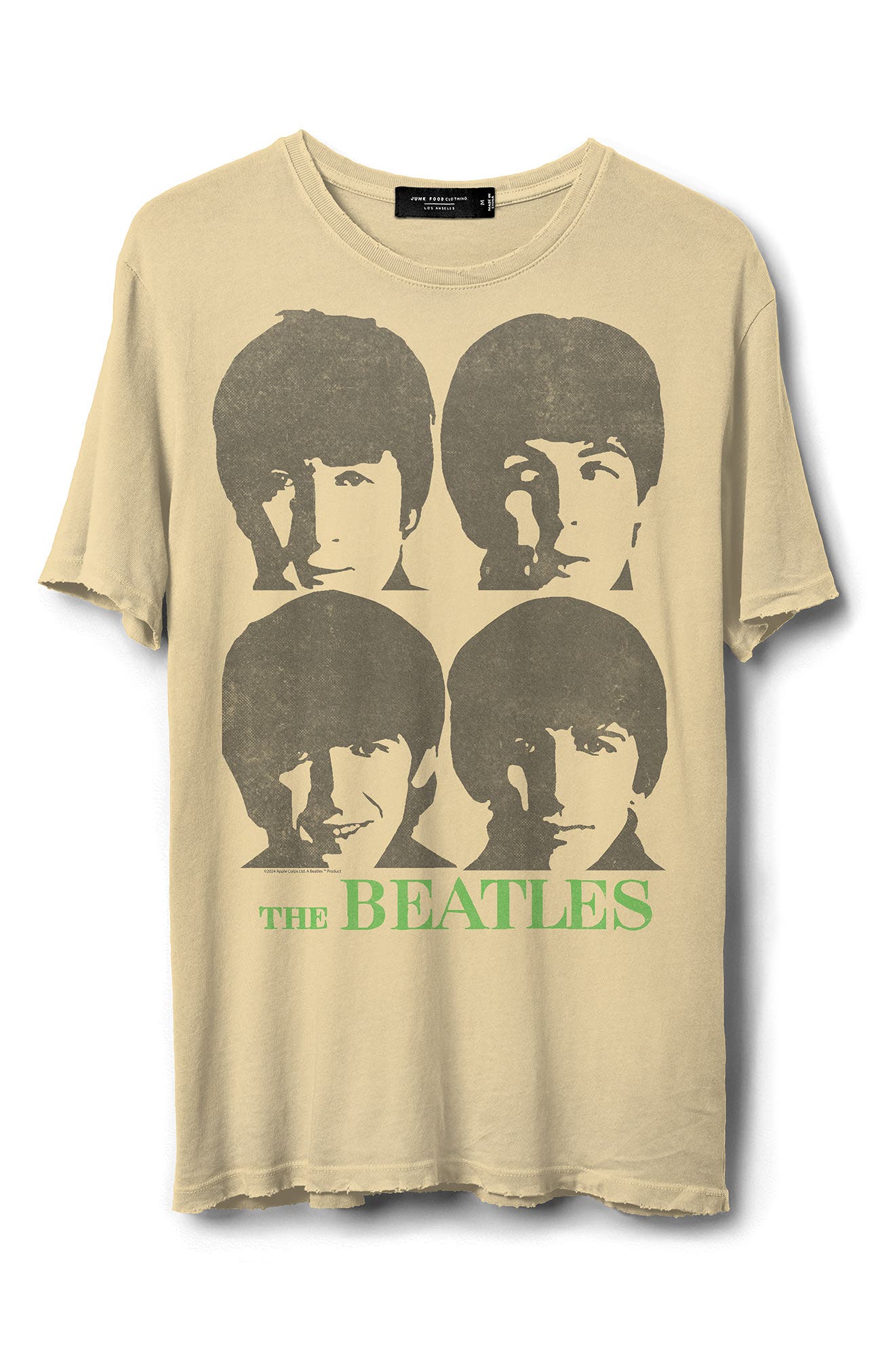 Junk Food The Beatles Portraits Graphic T-Shirt