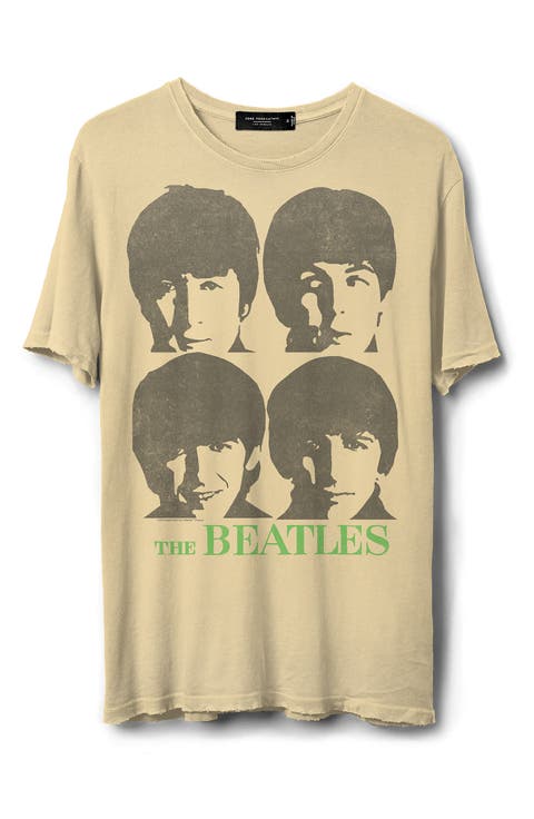 The Beatles Portraits Graphic T-Shirt
