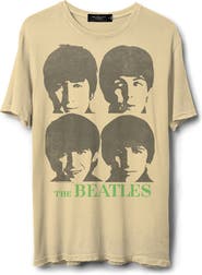 Junk Food The Beatles Portraits Graphic T-Shirt