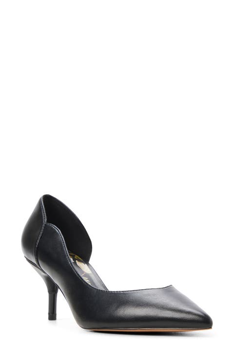 Callie Pointed Toe Faux Leather Pump