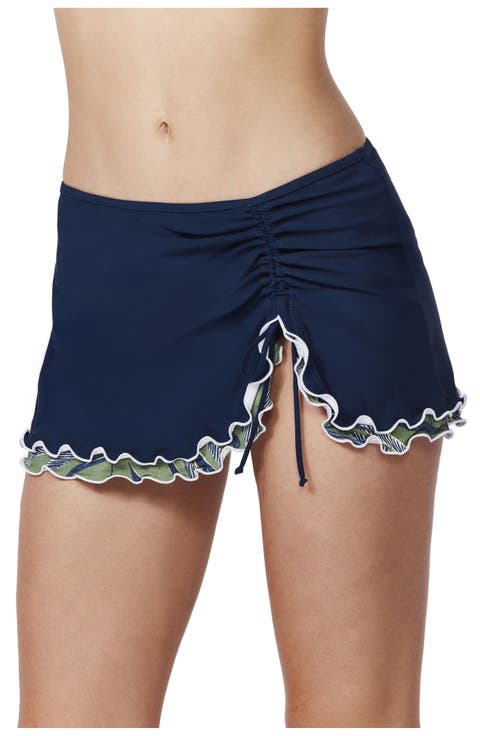 Palmita Side Slit Skirt Swim Bottom