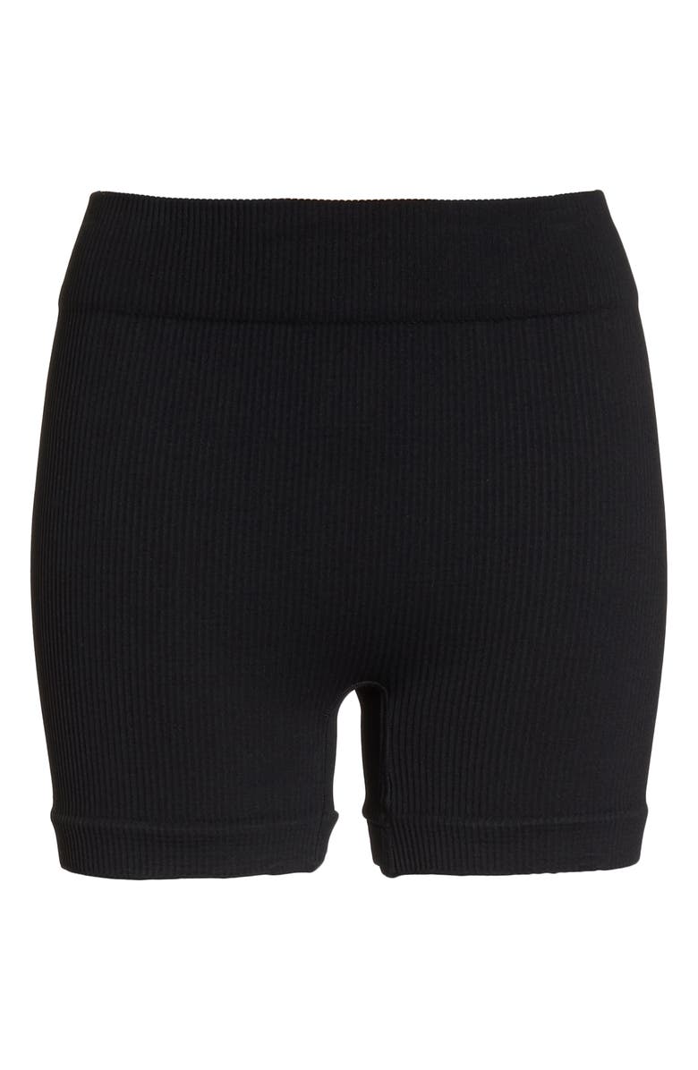 Free People FP Movement Seamless Shorts, Alternate, color, Black