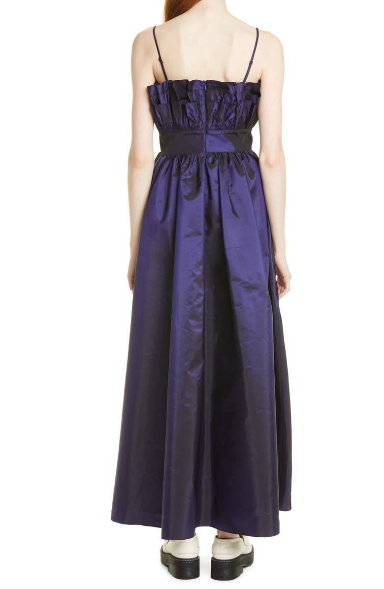 Batsheva Amara Taffeta Maxi Dress, Alternate, color,
