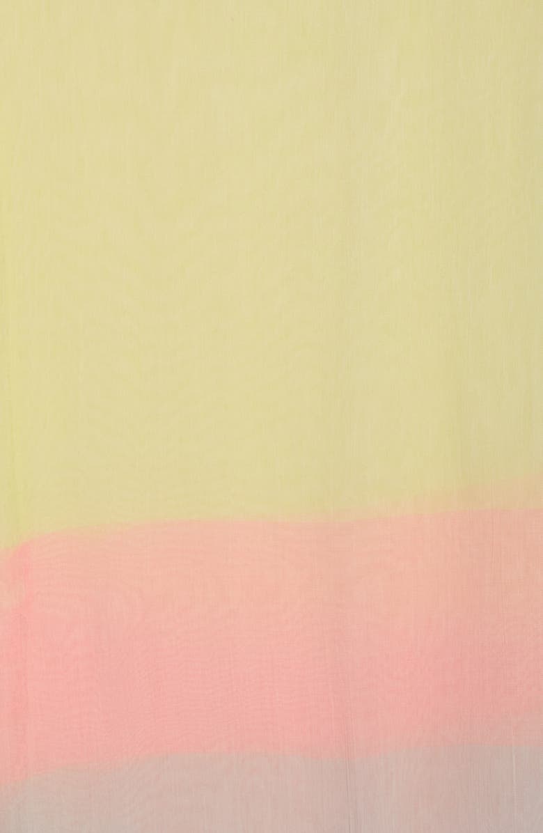 La Fiorentina Ombré Scarf, Alternate, color, Yellow