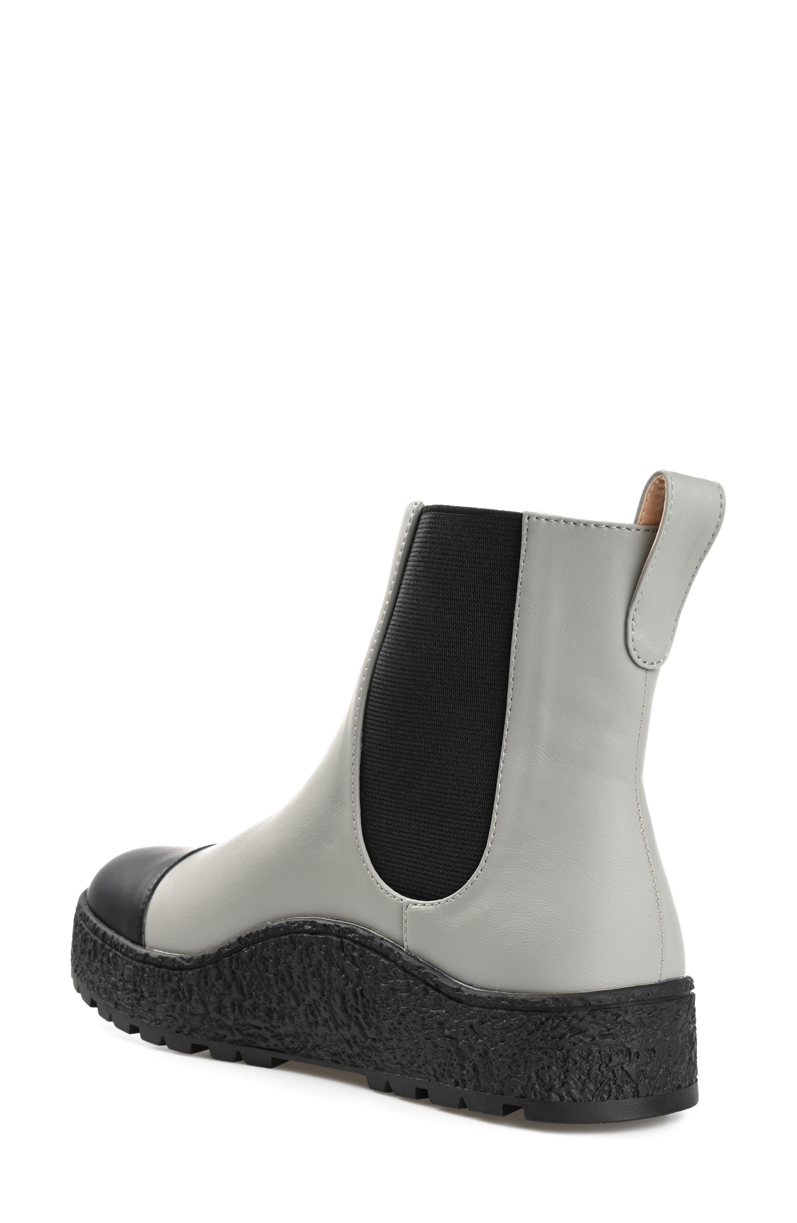Journee Collection Jenie Chelsea Boot, Alternate, color, Grey