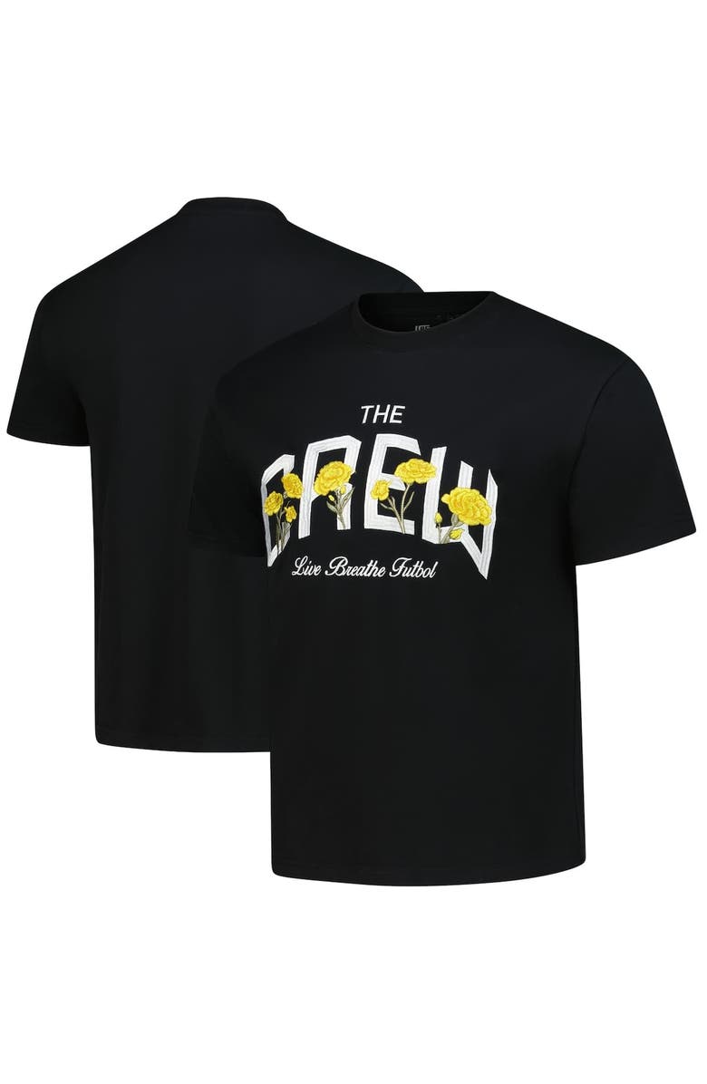 Live Breathe Futbol Unisex Live Breathe Futbol Black Columbus Crew Floral T-Shirt, Main, color, Black