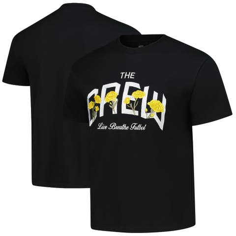 Unisex Live Breathe Futbol Black Columbus Crew Floral T-Shirt