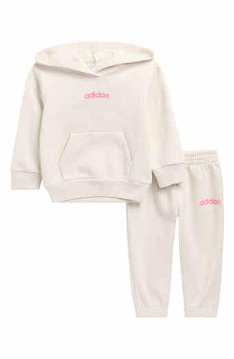 adidas Cotton Blend Fleece Hoodie & Joggers Set
