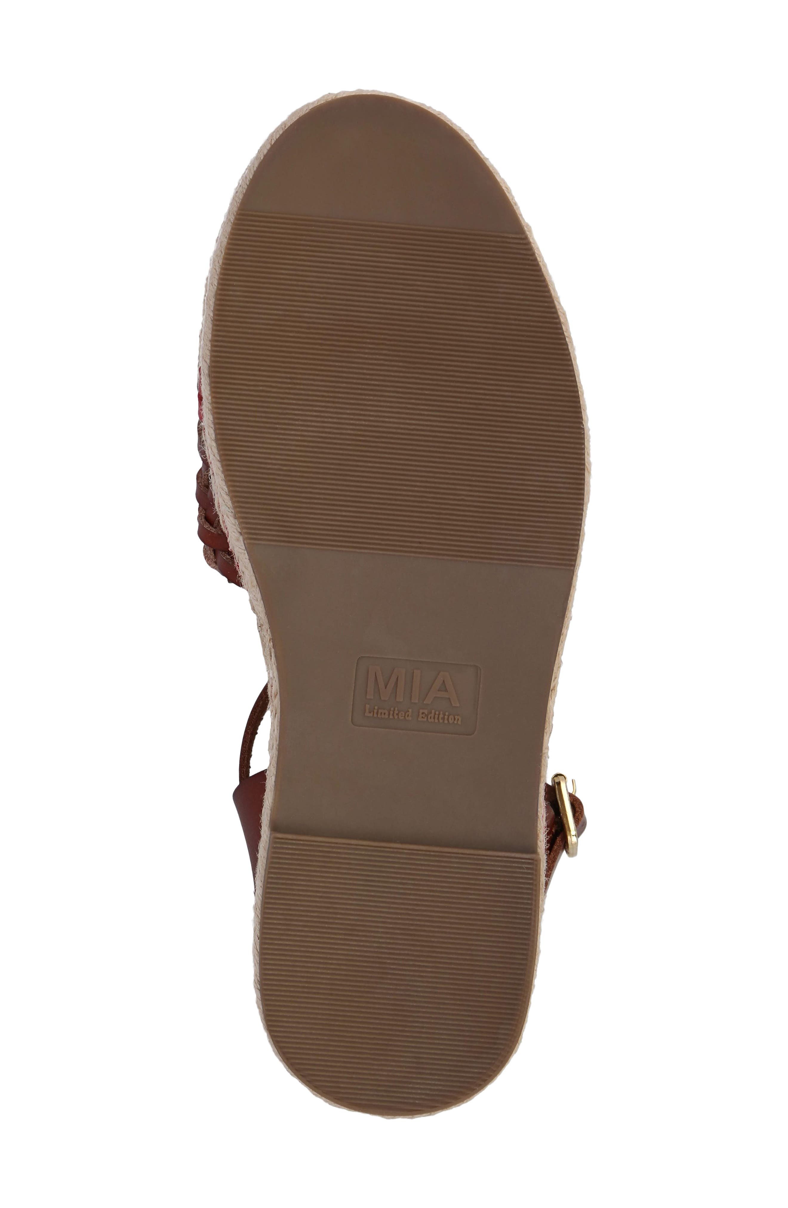 Eshani Ankle Strap Espadrille Sandal, Alternate, color, COGNAC BON