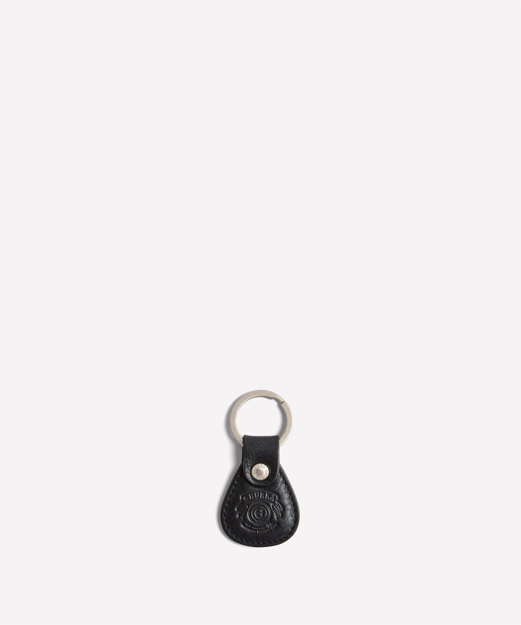 Ghurka Classic Key Fob No. 226, Main, color, Vintage Black Leather