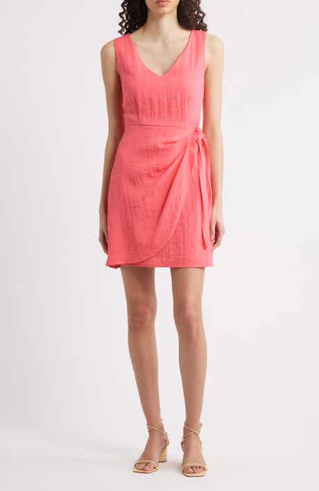 Sam Edelman Sleeveless Faux Wrap Minidress