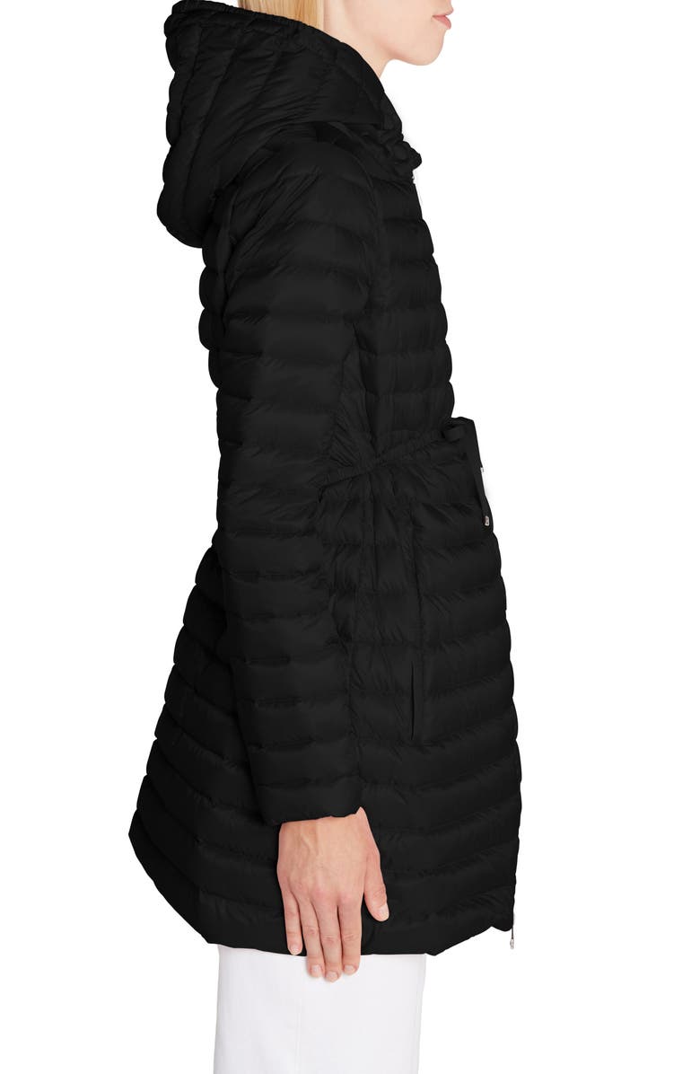 Moncler Barbel Water Resistant Long Hooded Down Jacket, Alternate, color,