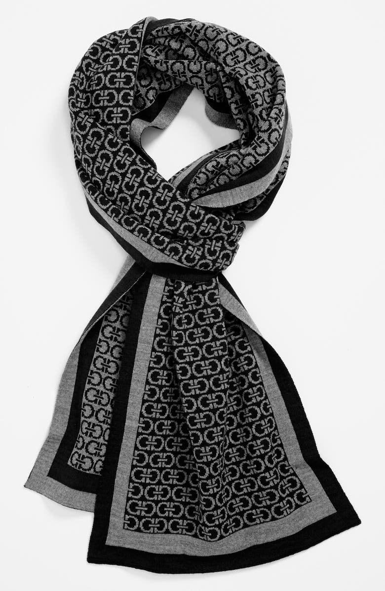 FERRAGAMO Salvatore Ferragamo 'Rima' Virgin Wool Scarf, Main, color,
