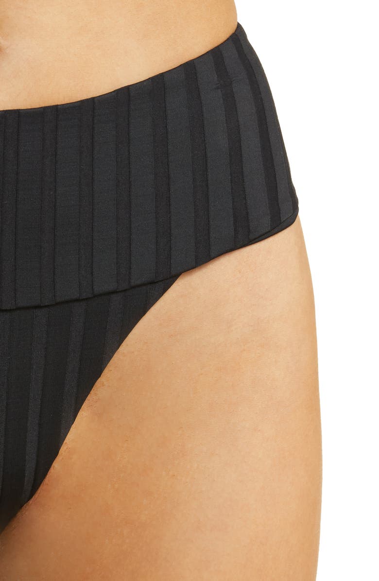 Vitamin A<sup>®</sup> Emmi High Waist Rib Bikini Bottoms, Alternate, color,