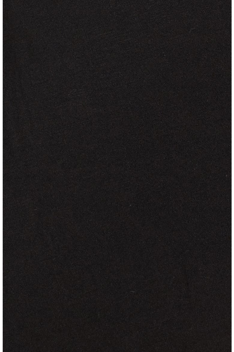 Intimates All American Jersey Robe, Alternate, color, BLACK