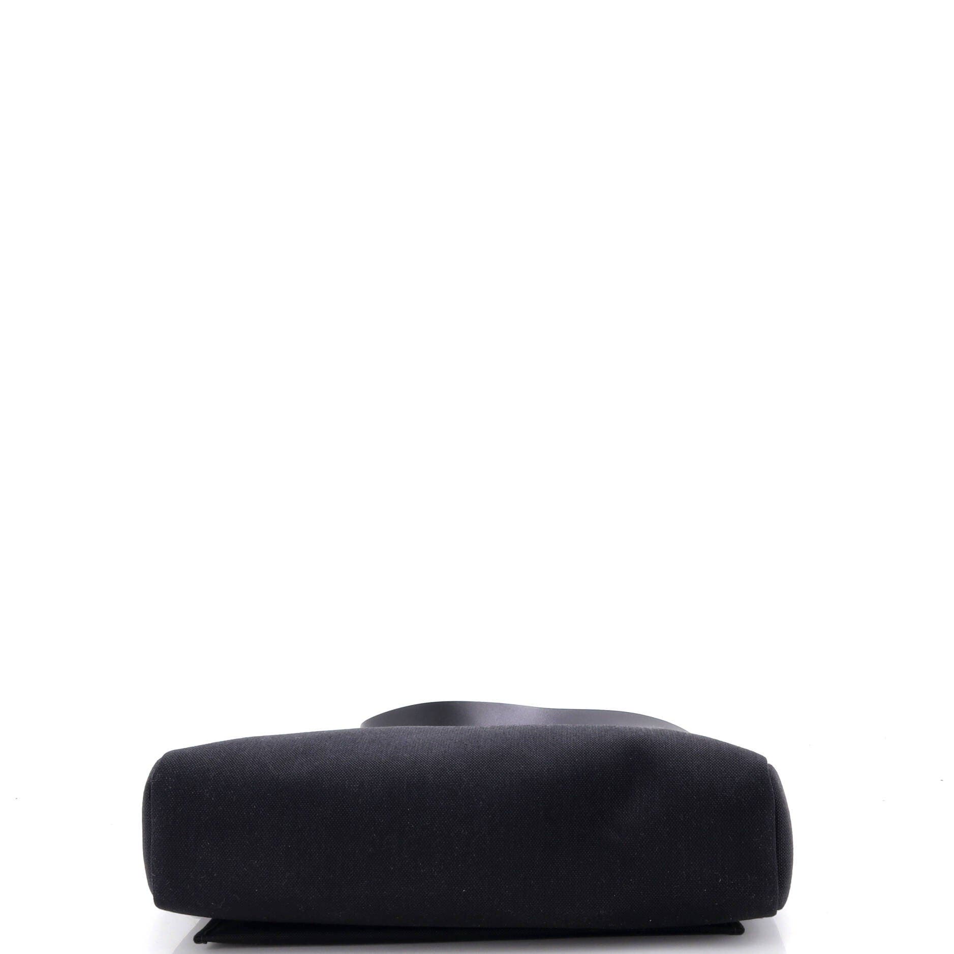 Herbag Zip Leather and Toile 39, Alternate, color, Black