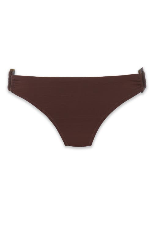 Helen Jon Tortoise Hipster In Textured Chocolate Brown