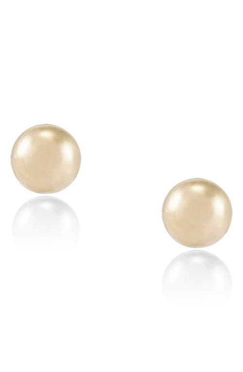 Frankie & Zoe 5mm High Polish Ball Stud Earrings