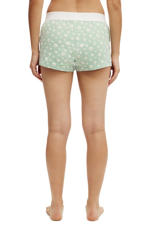 Cotton On Body Peached Jersey Boyshort In Green