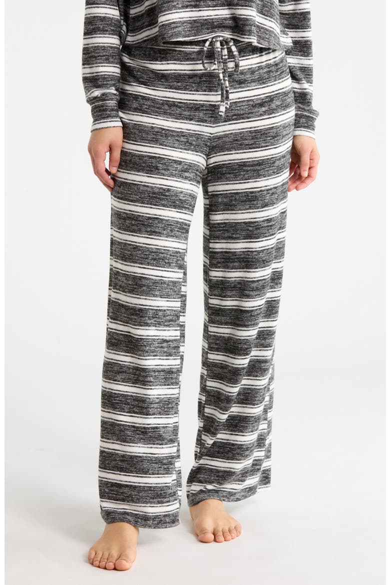 Easy Cozy Wide Leg Pajama Pants, Main, color, GREY ADDY STRIPE