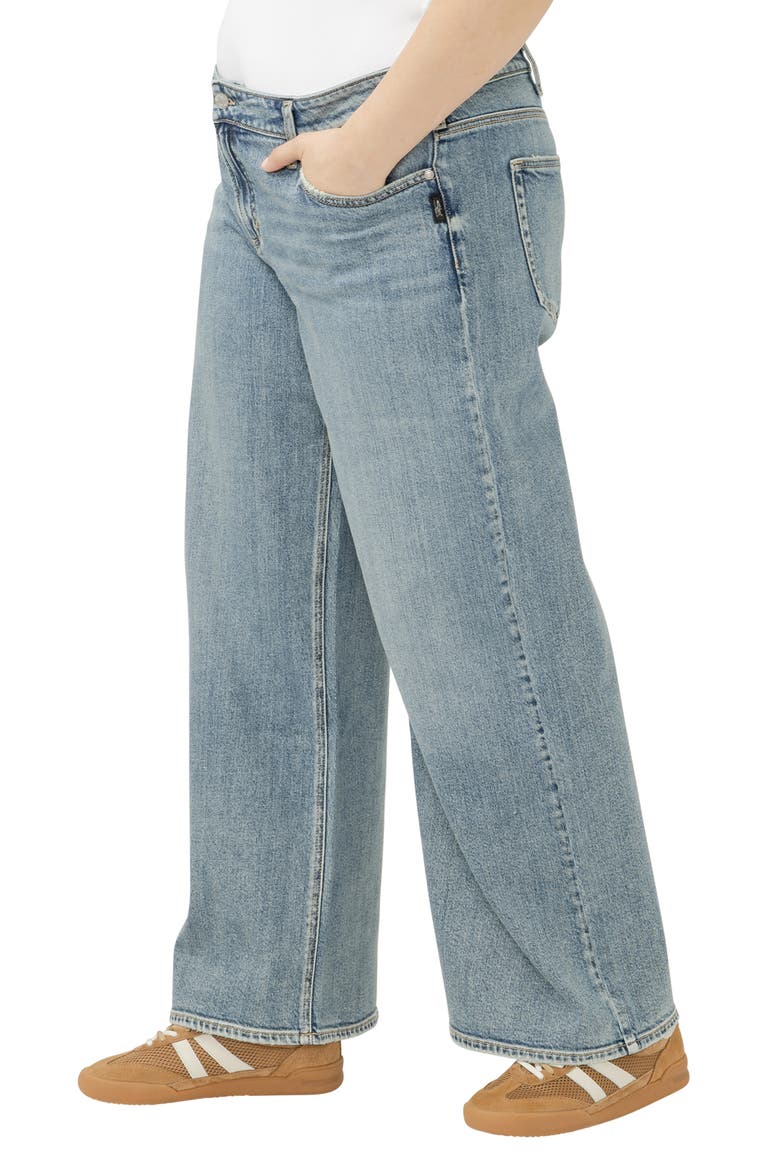 Suki Wide Leg Jeans, Alternate, color, WESTON
