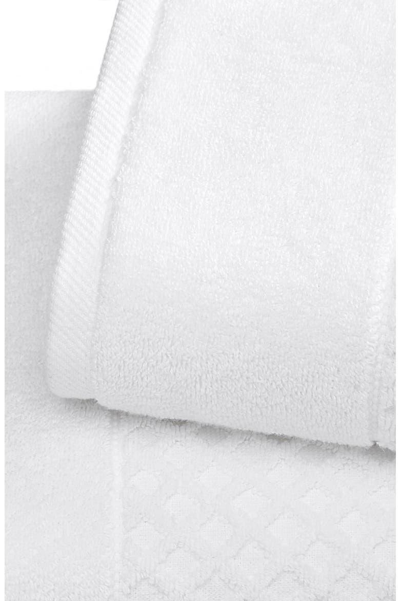 Diamond Waffle Texture 6-Piece Towel Set, Alternate, color, OPTIC WHITE