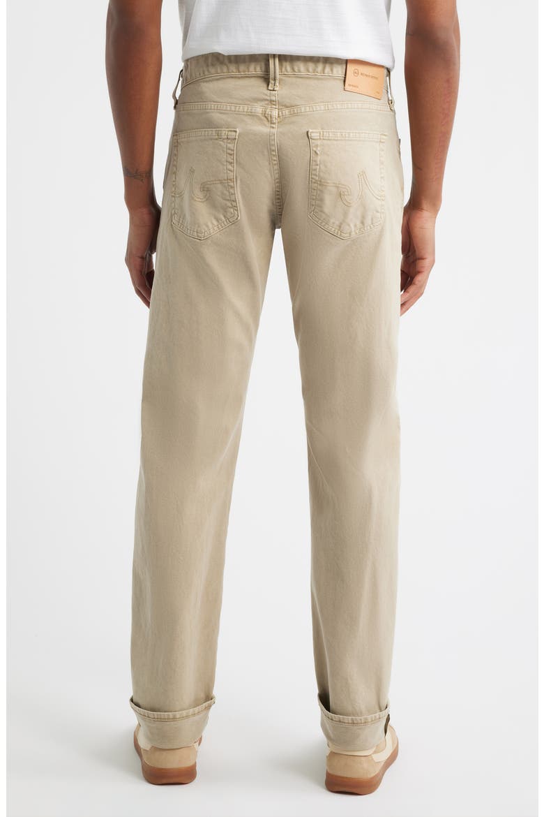 Tellis Slim Fit Selvedge Jeans, Alternate, color, SULFUR DRY DUST