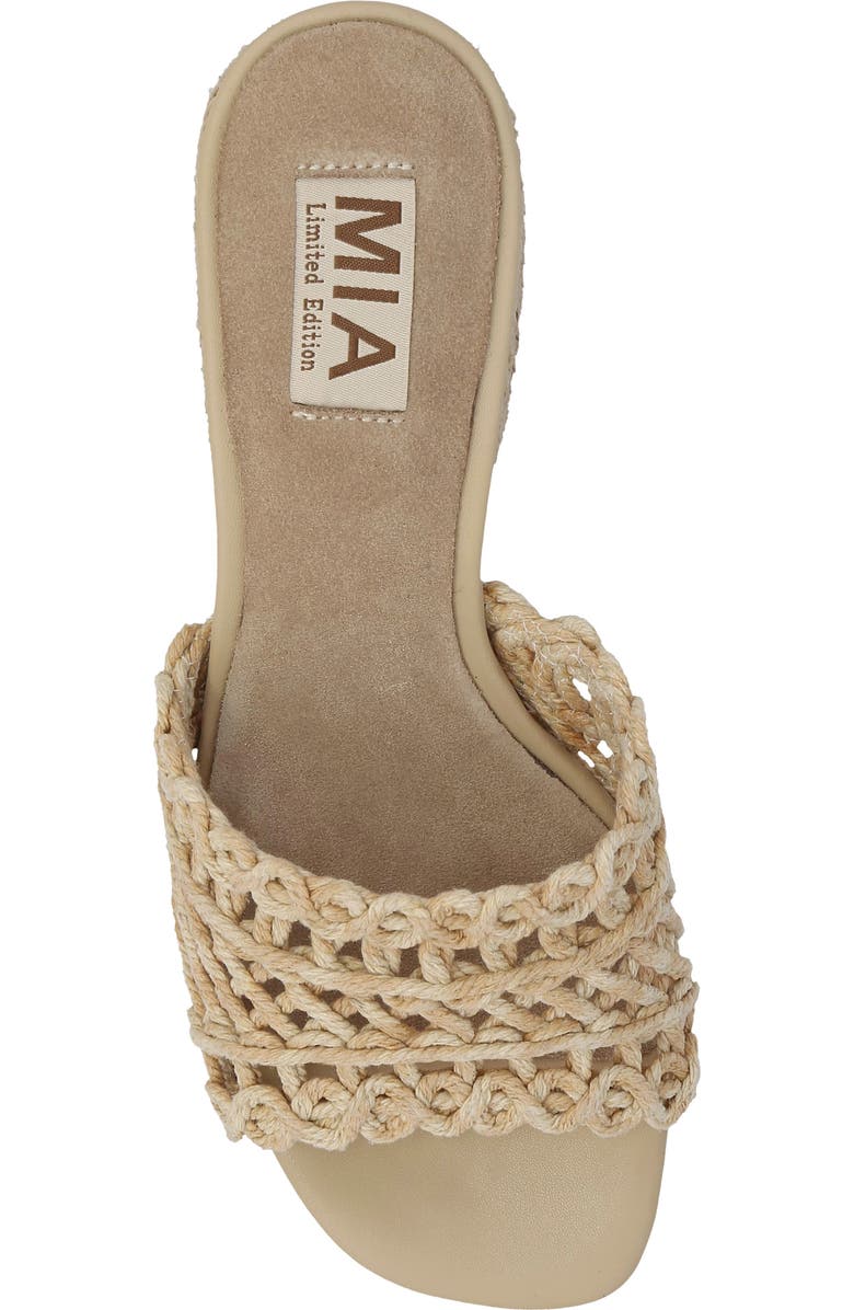 MIA Limited Edition Idella Block Heel Sandal, Alternate, color, Natural