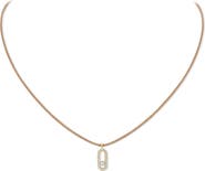Messika Care Diamond Pavé Pendant Cord Necklace