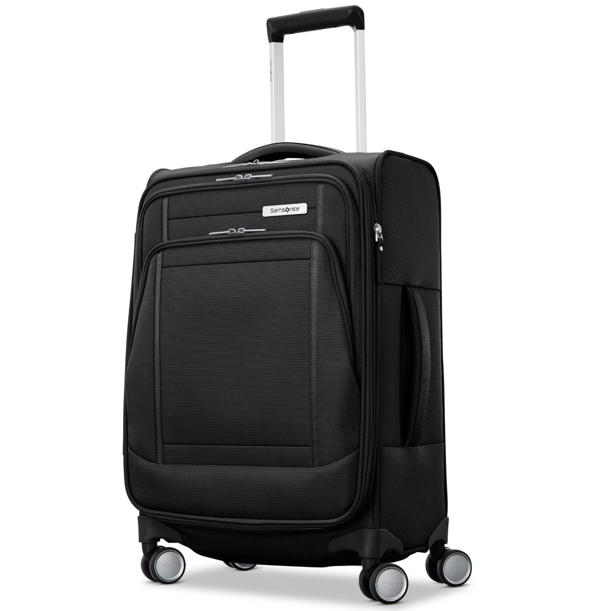 Samsonite UpLIFT Carry-On 20-Inch Lightweight Softside Expandable Spinner, Main, color, Black