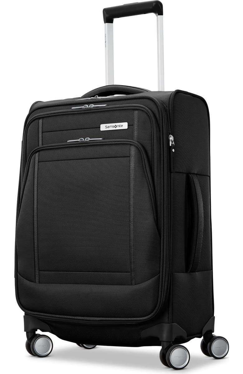 Samsonite UpLIFT Carry-On 20-Inch Lightweight Softside Expandable Spinner, Main, color, Black