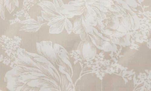 Laura Ashley Meredith Floral 200 Thread Count Cotton Percale Sheet Set In Brown